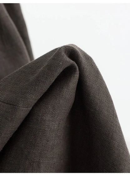 Simple and Understated~ One-Button Women's Blazer, Thin Spring/Summer Suit, New Casual Commuter Jacket, Loose Fit