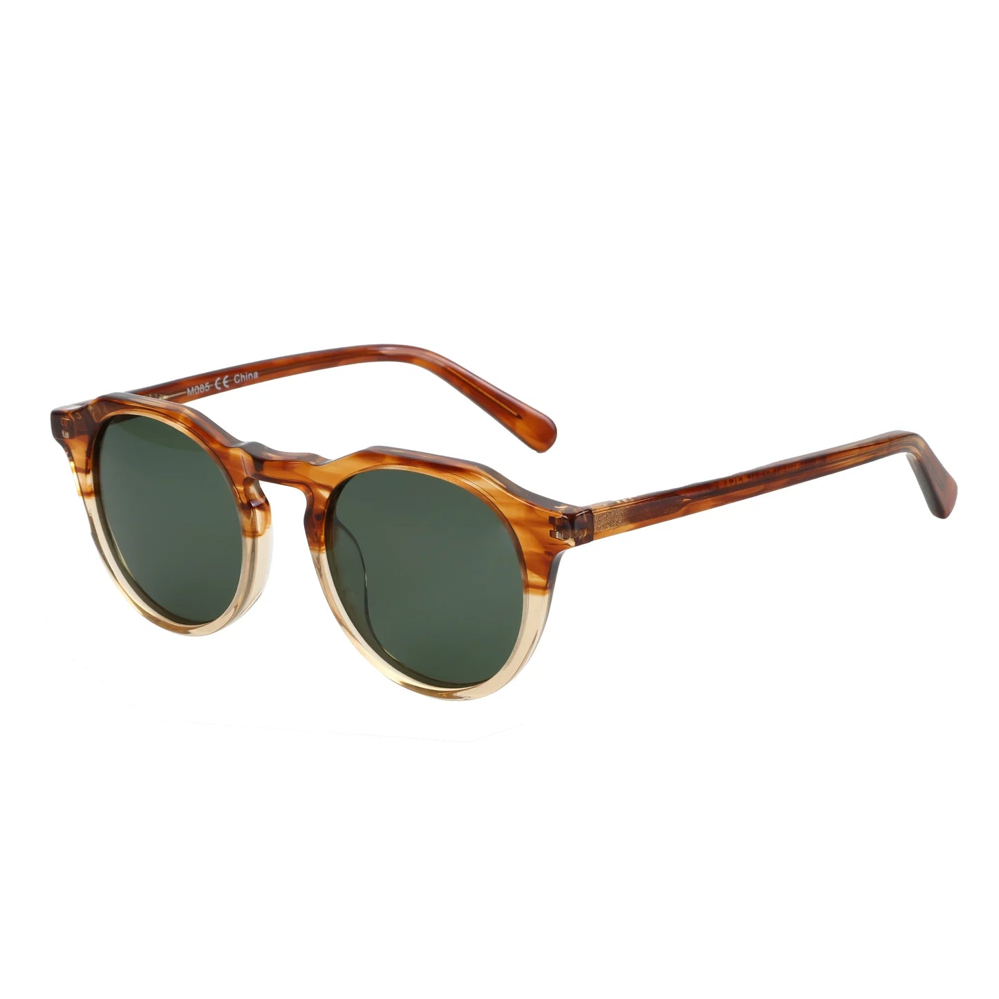 Fashion Acetate Polarized Sunglasses Round Vintage  Shade UV400 New Men/Women Retro Sun Glasses 600001S