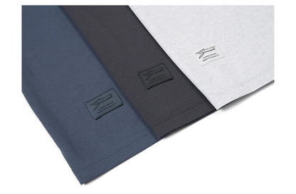 2026 Spring New 240g/sm Sorona Fabric Long Raglan Sleeve T-shirts Men Contrast Colors Tops
