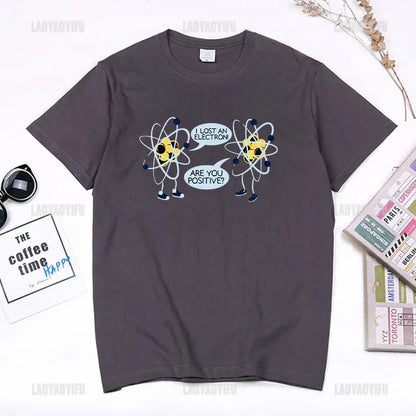 I Lost An Electron Tom Holland Same Style Graphics T Shirt Men Women High Quality Cotton T-shirts Fashion Streetwear Ropa Hombre