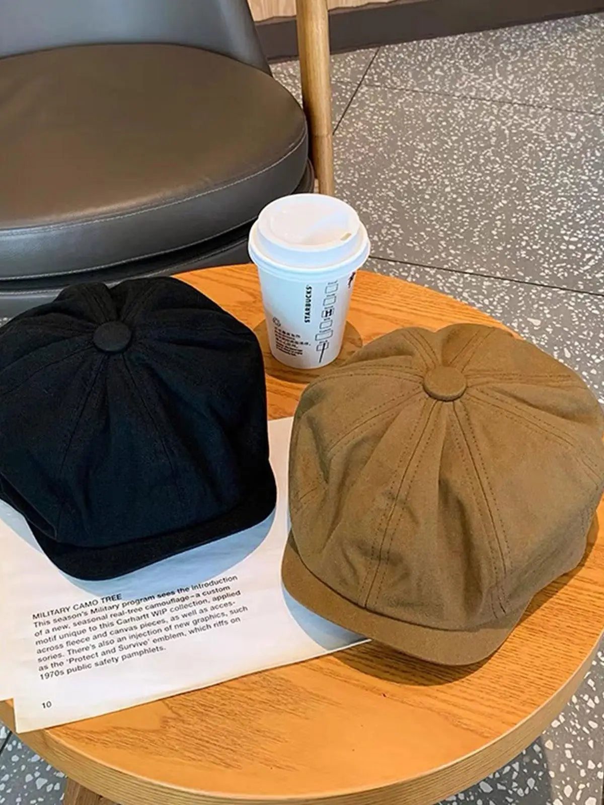 British Style Newsboy Cap Men Cotton Ascot Cap Dad Vintage New Brand Spring Flat Cap Khaki 2023 Octagonal Autumn Ma I0K9