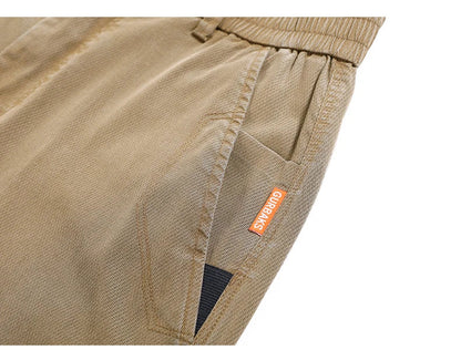Ultra-thin Lyocell Fashion Loose Casual Pants Men Spring Summer Korean Straight Stretch Brand Trousers Male Clothing Wide Pants