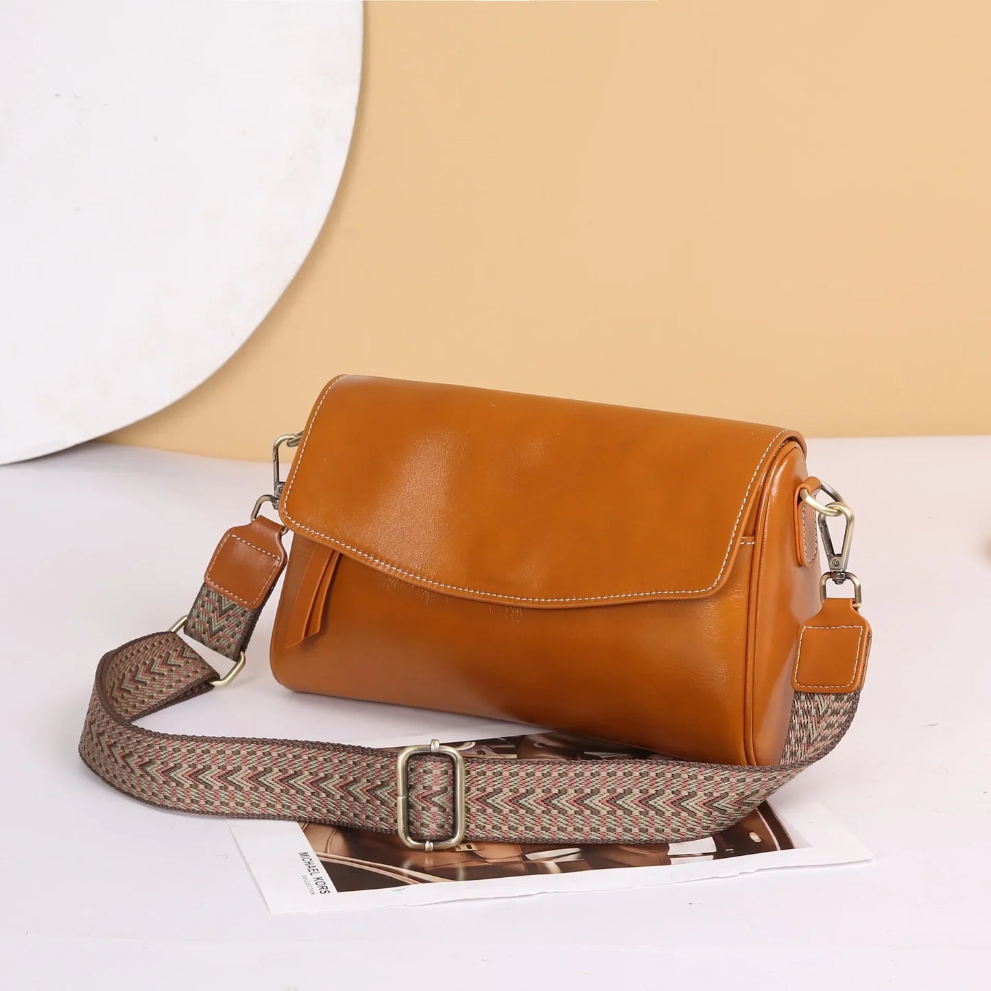 Women's Genuine Leather Shoulder & Crossbody Bag Minimalist Design for Office, Dinner & Weekend Outings Durable Everyday Handbag