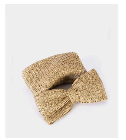 Summer Straw Woven Clutch Bag Women Bow Purse Vacation Beach Tote Party Wedding 2024 New Luxury Design Zipper Evenging Handbags