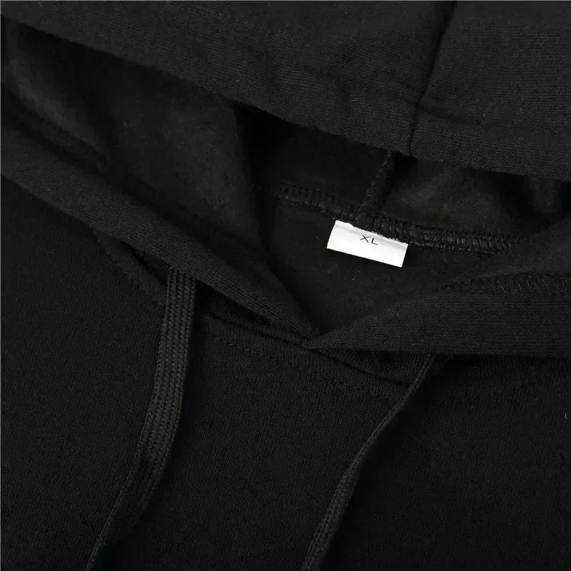 NORWAY printing Autumn winter models Men's Fleece windproof Warm Cotton Oversized Hoodie Outdoor Commuter Men's High Elastic top
