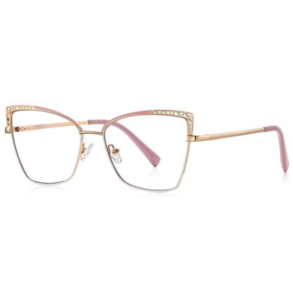 Fashion optical Frame Brand Design Women Eyeglasses Can Customized Prescription Anti-blue Light Prescription Glasses 3106
