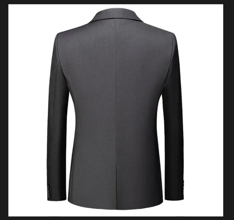 New Male Solid Colour Formal Suit Jacket 21 Colours Available Men Wedding Prom Party Tuxedo Blazer Slim Fit Coats