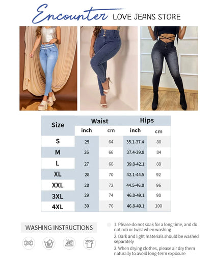 Women's High Waist Stylish Flared Jeans 2025 Ladies Modeling Wrap Hips Trousers Female Retro Comfortable Washed Denim Pants