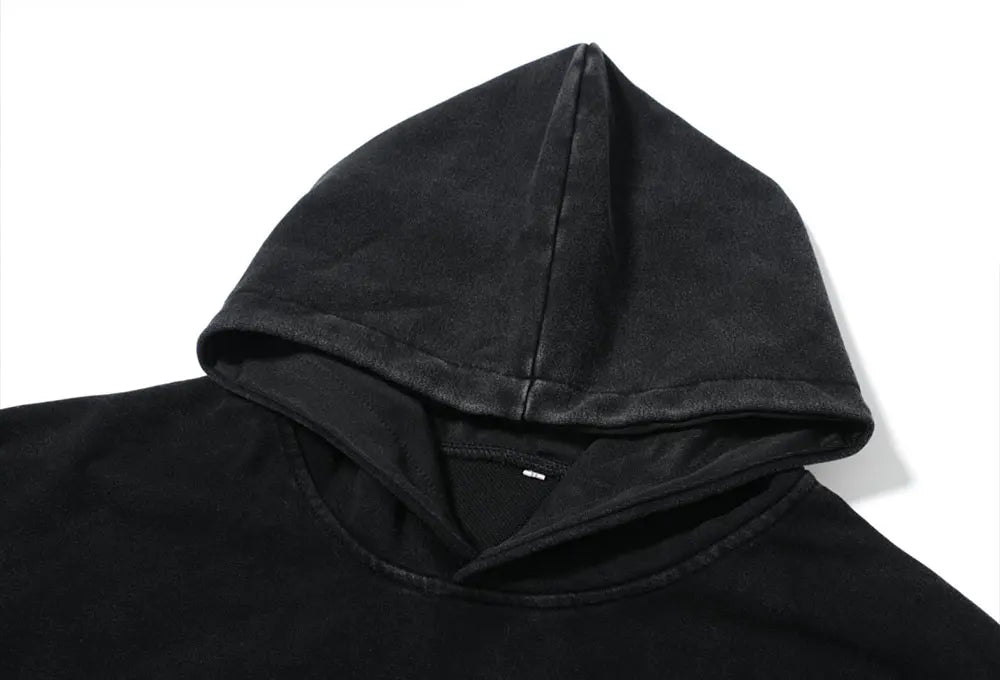 Anime Cyberpunk: Edgerunners Washed Hoodies Printed Casual Men Contains Cotton High Quality Fashion Loose Pullover Unisex