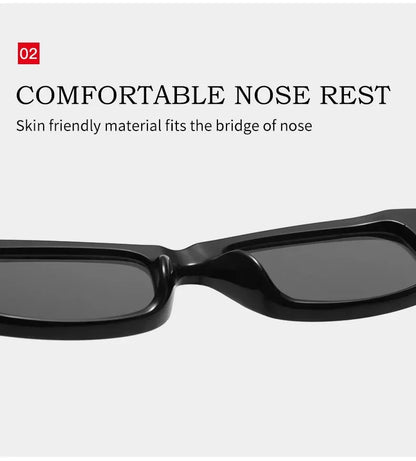 2024 Vintage Luxury Square Sunglasses Women Fashion Letters Sun Glasses Classic Retro Shades Outdoor Travel Male Eyewear UV400
