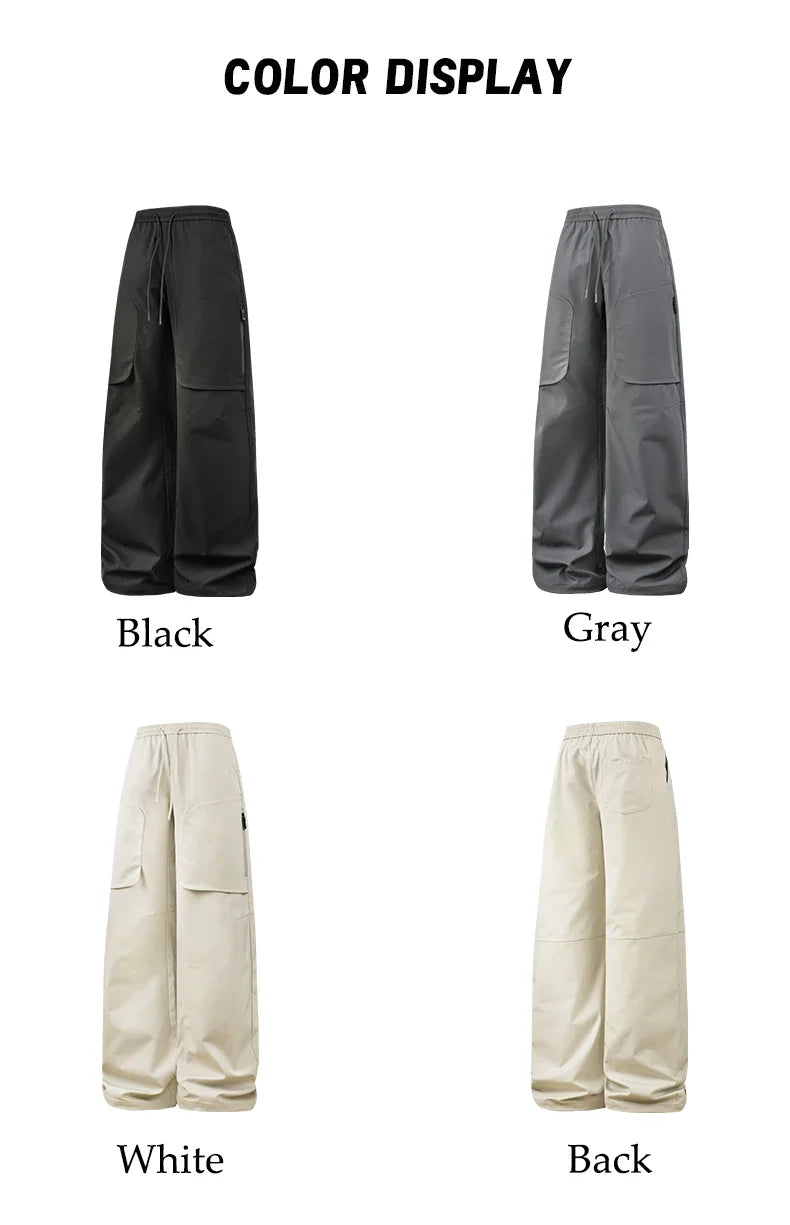 Male Hiking Pants Outdoor Waterproof Windproof Mountaineering Sports Pant Spring Autumn Zippered Pocket Fishing Camping Trousers
