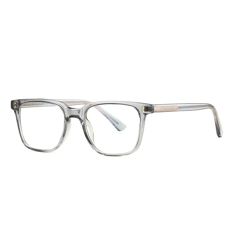 Men's Square Classic Eyeglass Frames Myopia Hyperopia Anti-Blue Light Reading Glasses Customizable Prescription PFD2082