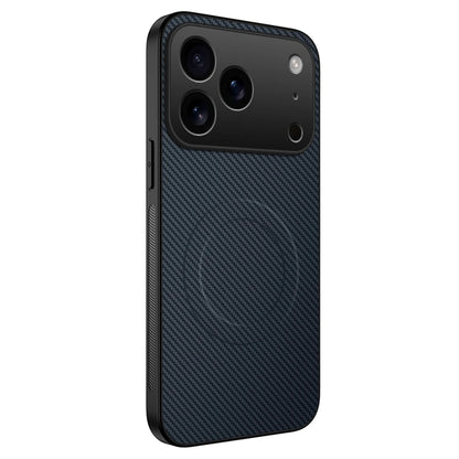 جراب جلد مغناطيسي رفيع للغاية من ألياف الكربون لهاتف iPhone 17 Air 16E 16 15 14 13 Pro Max مضاد للصدمات متوافق مع Magsafe غطاء حماية عسكري