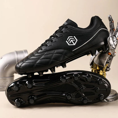 New Men Football Boots Grass Breathable Match Outdoor Sport Soccer Shoes Cleats Long Spikes Comfortable Training Boys Non Slip