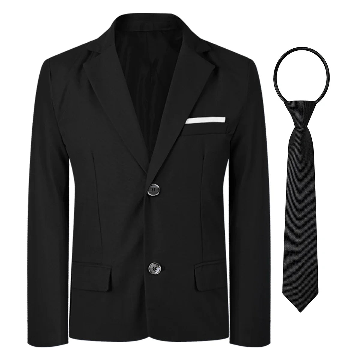 Kids Blazer Boys Easter Outfit Wedding Suit Formal Solid Jacket Teenager Gentleman Birthday Party Gift Performance Clothing Set
