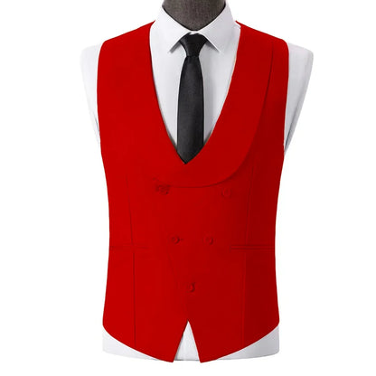 Men Vest Light Champagne With Lapel Solid Waistcoat For Wedding Banquet Prom Business Work Office Casual Daily Men Suit Vest