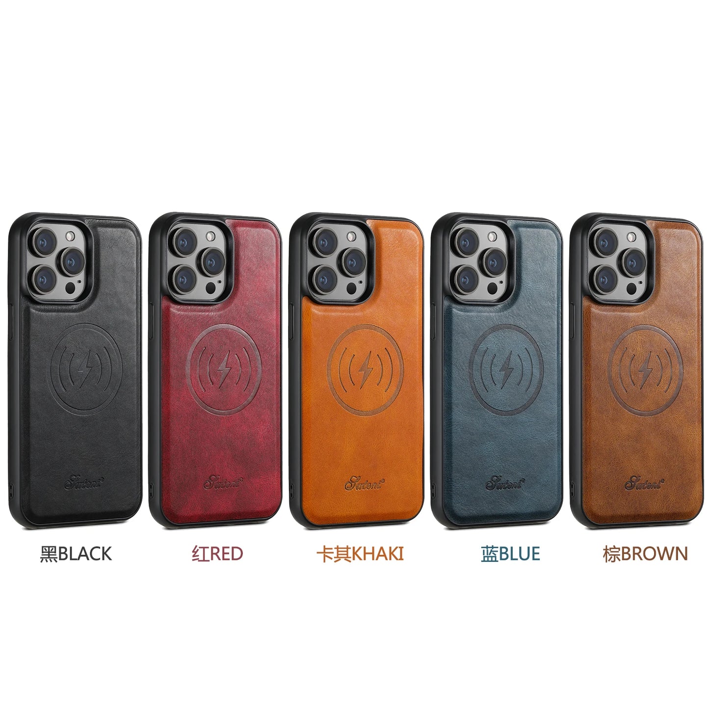 Luxury Magnetic Card Holder Leather 2 in 1 Phone Case For iPhone 17 16 15 14 13 12 Pro Max Plus Air Detachable Stand Phone Cover