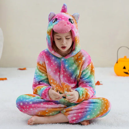 Capybara Anime Cosplay Costumes Kids Animal Cartoon Jumpsuit for Children Halloween Christmas Girls Boys Hooded Pajamas Onesies