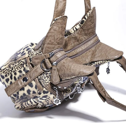 Vintage Women Handbags Fashion Shoulder Bag Large Tote Top-handle Shopping Pack Multifunctional Satchel Lady Hobos Purse