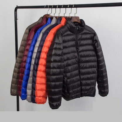 New Autumn And Winter Down Jacket Men's Fashion Hooded Super Light Warm Slim Coat Down Jacket Men's Coat