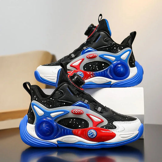 Children‘s Basketball Shoes Non-slip Waterproof Basketball Training Sneakers Boys Girls Cushioned Athletic Shoes Running Shoes