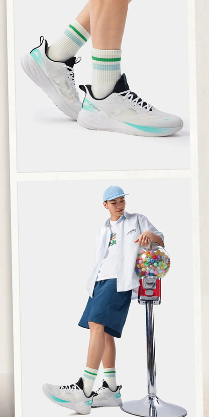 Men's SOFT GO 2 V4 Lifestyle Shoes COMFOAM Cushion Comfortable Breathable LiNing Stylish Casual Sneakers AGLV091