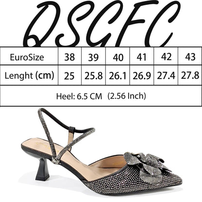2025 Large Flower Design Shoes & Bag Nigerian Coffee Color Women's Stiletto Shoes For Special Good Time INS Style