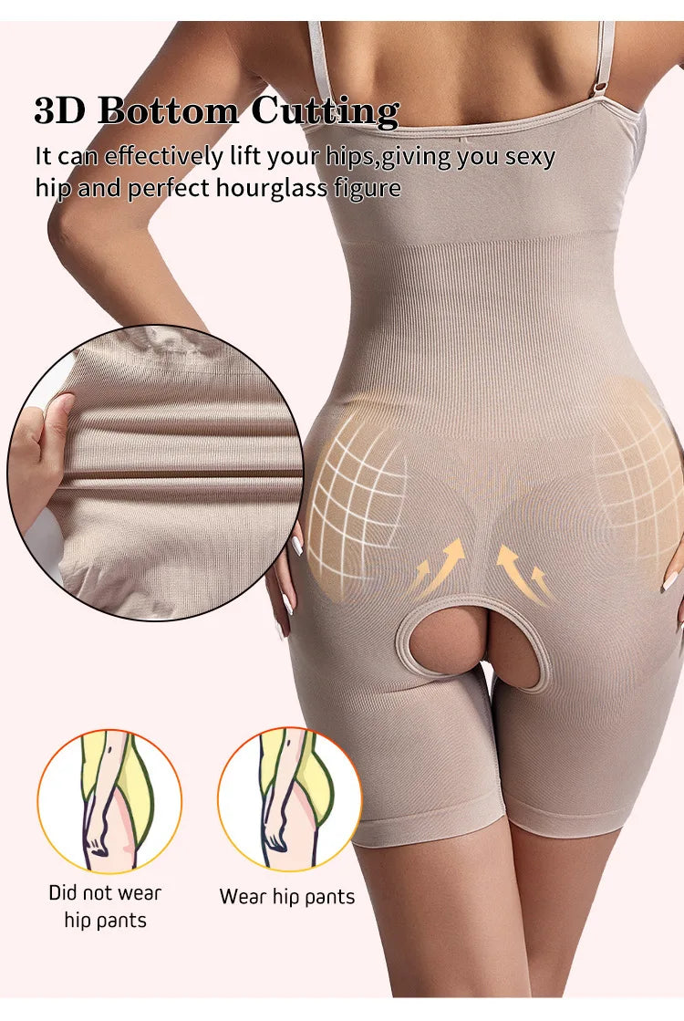 Bodysuit Shapewear Women Tummy Control Full Body Shaper Slimming Sheath Butt Lifter Push Up Thigh Slimmer Abdomen Shapers Corset