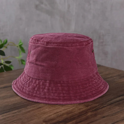 Wholesale New Bob Summer Bucket Hats Reversible Men Ladies Cotton Outdoor Sports Pull Up Fashion Panama Sun Hat Gift Wine Party