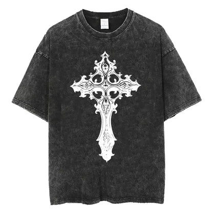 Retro Washed Playboi Carti I AM MUSIC Logo T Shirt Opium Ken Carson Narcissist Tour Antagonist Rap T-shirts Men's Oversized Tees