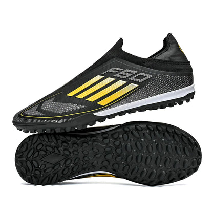 New Men Soccer Shoes Outdoor Sport Football Boots Training Boys Breathable Cleats Adult Long Spikes Non Slip Match Comfortable