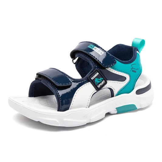 2025 Summer Boys Soft Sandals Fashion Children Shoes Autumn Light Cartoon Sandalias Flat Beach 4-12 Years Old Kids Shoes 12yrs