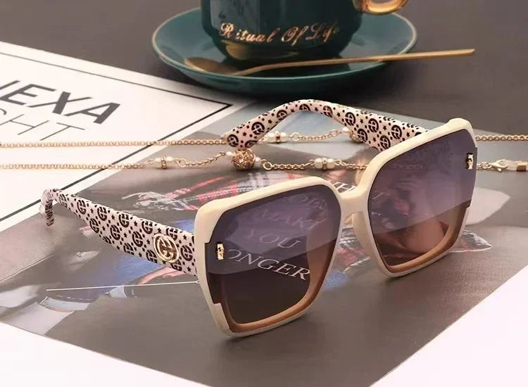 Fashion Polarized Sunglasses Internet Celebrity Sunglasses 2025 New Ins Spice Girl Style Premium Women's Sunglasses