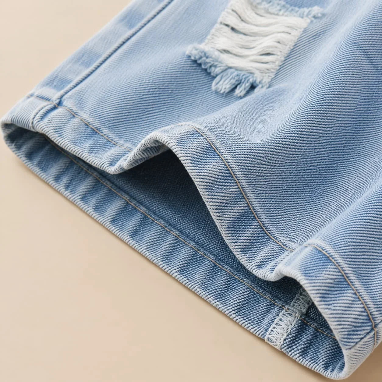 Toddler Boys Summer Outfit Set, Short Sleeve Letter Print T-Shirt + Ripped Denim Shorts, Casual Kids 2Pcs Clothes Set