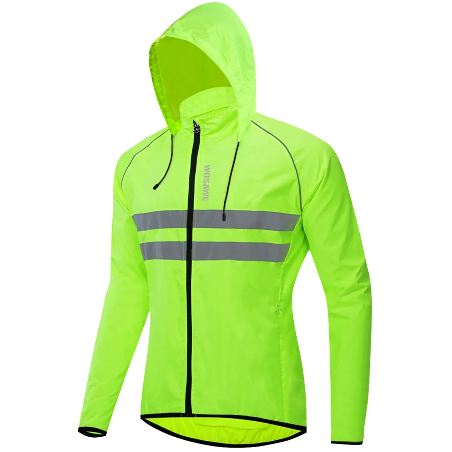 Ultralight Men's Cycling Windbreaker Reflective Jacket Windproof Water Resistant MTB Road Bicycle Long Jersey Wind Coat
