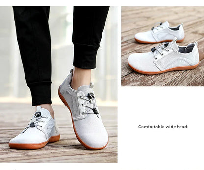 New Unisex Wider Shoes Breathable Mesh Men Barefoot Wide-toed Shoes Brand Flats Soft Zero Drop Sole Wider Toe Sneakes Large Size