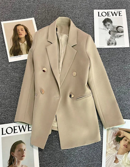 2026 Spring Autumn New Women's Jacket Chic Elegant Casual Sports Female Suit Coat Korean Fashion Jacket Women Blazers Outerwear