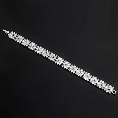 Popular Water Drop Bridal Jewelry Sets For Women Gold Plated CZ Zircon 4pcs Necklace Earring Sets Dubai Wedding Jewelry