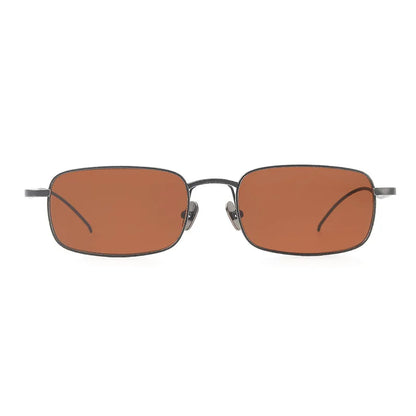 Top Quality Pure Titanium UV400 Protection Small Square Women Sunglasses Brand Ultra-light Rectangular Man Sun Glasses Eyewear
