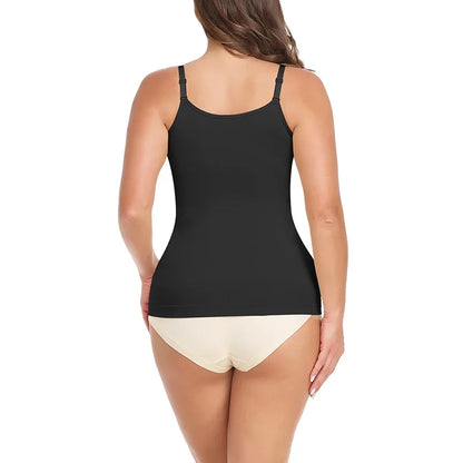 Seam-free Camisole Vest Shapewear Bodysuit for Women Tummy Control Butt Lifting Body Shaper Smooth Invisible Slimming Underwear