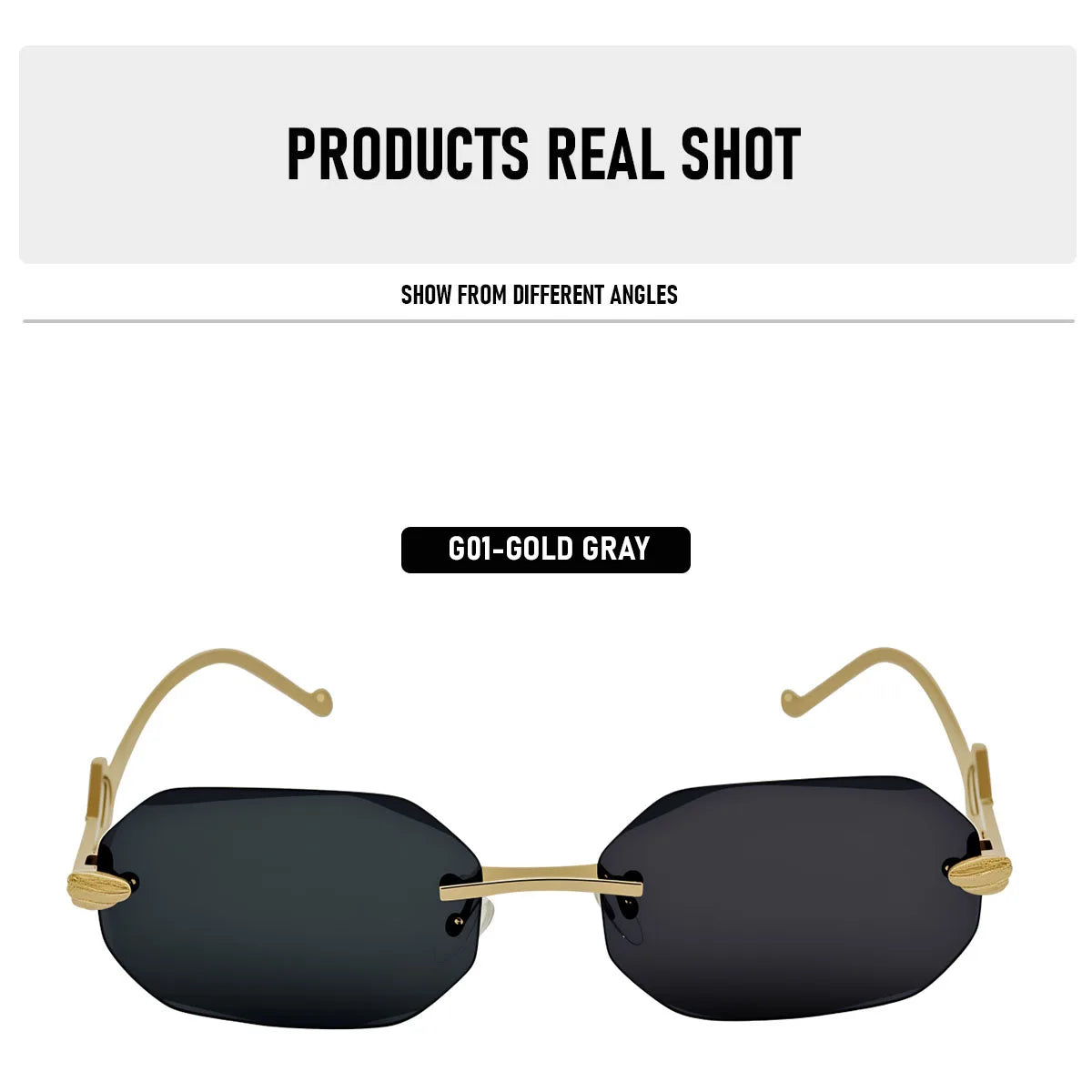 Fashion Rimless Sunglasses Women 2026 Oval Glasses Luxury UV400 Protection Dropshipping Lentes De Sol Mujer Lunette Soleil Femme
