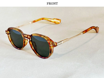 2025 Fashion Sunglass Men Vintage Oval Sunglasses Women Trendy Dropshipping Gafas De Sol Hombre Lunette Soleil Femme Zonnebril