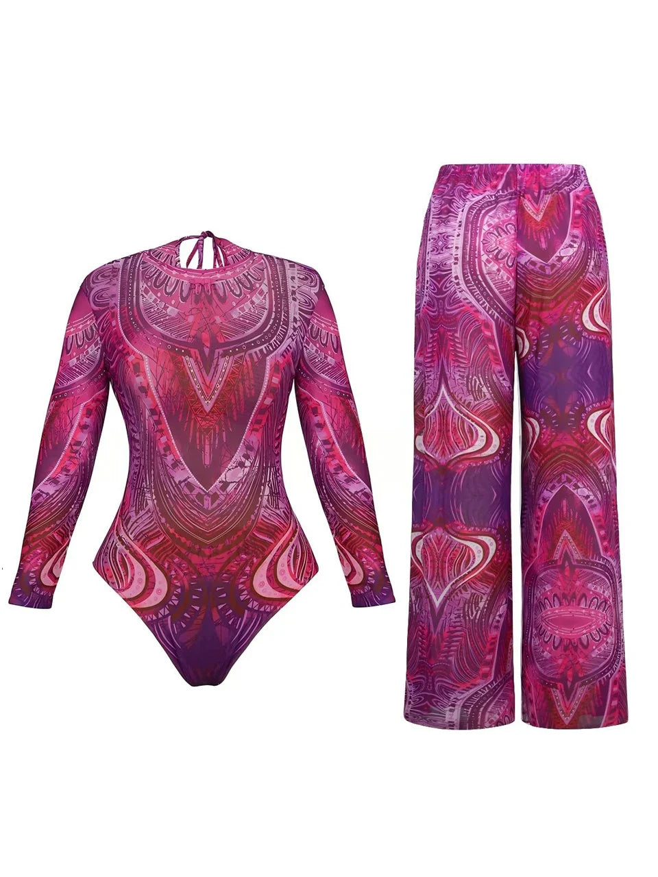 One Piece Sun Protection Swimwear 2026 Women Long Sleeved Print Swimsuit Female Sports Bathers Swimming Bodysuit Beach купальник
