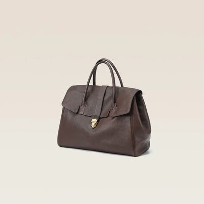 England Style Tote Bags For Women Luxury Designer Handbag And Purse 2024 New Vintage Lock Large Capacity Underarm Bag