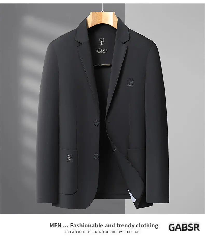 Blazer Summer Men's Casual Fashion Korean-style Business Solid Color Breathable, Lightweight and Sun-protective Clothing Blazer