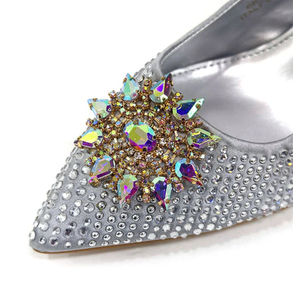 Elegant Women's Shoes and Bag Sets Wedding Party Bags and Shoes Comfortable Mid Heel Shoes Commuting Shoes for Women