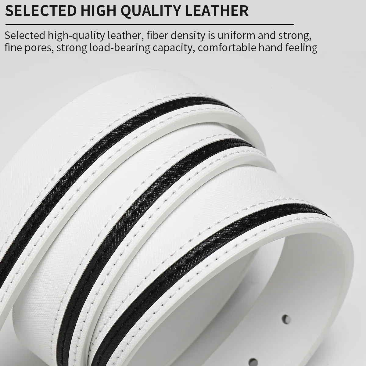 Men's belt, with high recognition and a design that combines classic and modern elements, is suitable for men who pursue a sense