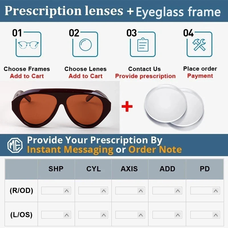 Fashion Large Frame Niche Lady Sunglasses UV400 Outdoor Polarized Driving Men Sun Glasses Support Color Changing Myopia Lens