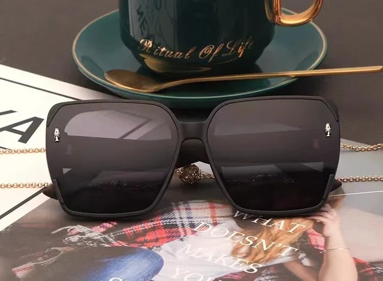 Fashion Polarized Sunglasses Internet Celebrity Sunglasses 2025 New Ins Spice Girl Style Premium Women's Sunglasses