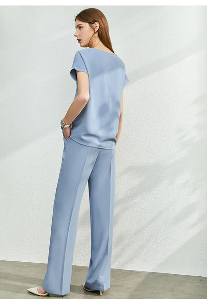 Minimalism Chiffon Shirts & Blouses New Elegant Youth Woman Blouses Loose Fashion Casual Chic Tops Female Clothing 12612024
